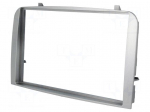 Radio mounting frame | Alfa Romeo | 2 DIN | silver