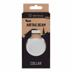 Tactical Airtag Beam Collar Tracking Device / white
