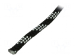 Rope | polypropylene | &Oslash;rope: 12mm | L: 25m | with a core | black