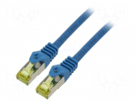 Patch cord | S/FTP | Cat: 6a | RJ45 plug,both sides | stranded | Cu | 1m