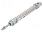 Round cylinder | Piston diam: 25mm | Piston stroke: 160mm | 1&divide;10bar