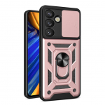Other goods Hurtel Hybrid Armor Camshield with Camera Cover and Metal Ring for Samsung Galaxy S25 - Pink