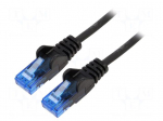 Patch cord | U/UTP | Cat 6a | RJ45 plug,both sides | stranded | Cu | 15m