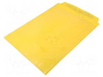 Document pocket | PVC | yellow | self-adhesive | Size: A4
