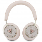 Guess 4G Triangle Logo ENC Wireless Headphones Pink