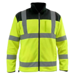 Jalan&otilde;ud, t&ouml;&ouml;riided | Isikukaitsevahendid // T&ouml;&ouml;-, kaitse-, k&otilde;rgn&auml;htavusega riided // Bluza polarowa odblaskowa 280g/m2, rozm. s, ż&oacute;łto-czarna