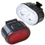 Spordiks ja aktiivseks puhkuseks // Bicycle accessories // Lampka rowerowa prz&oacute;d tył led mocna akumulatorowa na rower przednia zestaw - er1030