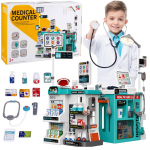 M&auml;nguala | PC | Konsoolid | Tarvikud // Harivad m&auml;nguasjad | Interaktiivsed | Loomingulised | Kunstilised // Duży Zestaw Lekarski Stolik Medyczny Doktor Światła Dźwięki Akcesoria 77el.