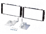 Radio frame | Nissan | 2 DIN | black