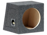 Car loudspeaker enclosure | MDF | black melange | textil | 20l | 250mm