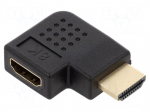 Adapter | HDMI socket,HDMI plug 270&deg; left/right | 8K,UHD 4320p