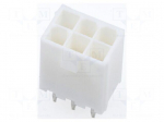 Connector: wire-board | socket | male | PIN: 6 | Mini-Fit Jr | straight