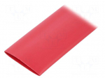 Heat shrink sleeve | flexible | 2: 1 | 25.4mm | L: 1.2m | red | 5pcs.