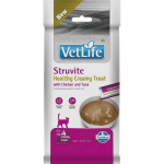 FARMINA Vet Life Cat Struvite Creamy treat with Chicken & Tuna box &ndash; cat treat &ndash; 4x15g