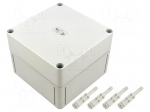 Enclosure: multipurpose | X: 130mm | Y: 130mm | Z: 99mm | TK PC | grey