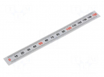 Ruler | figures horizontally arranged,self-adhesive | W: 11mm