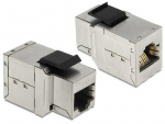 Delock Keystone RJ45 blue-Bu Cat6 metall