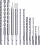 Einhell SDS Plus chisel drill set, 12 pieces (case)