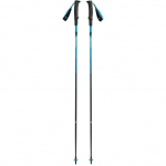 Black Diamond Trekking Poles Distance Carbon Z (anthracite/blue, 1 pair, 120 cm)