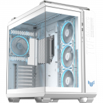 ASUS TUF GAMING GT502 HORIZON ARGB, tower case white, tempered glass x 2