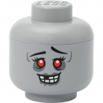 Room Copenhagen LEGO Storage Head "Zombie", small (gray)
