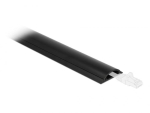 DeLOCK Cable Duct self-adhesive 70 x 20 mm - length 1 m black