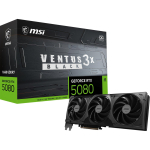 MSI GeForce RTX 5080 VENTUS 3X OC BLACK (black, DLSS 4, 3x DisplayPort, 1x HDMI 2.1)
