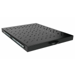 Equip 19" riiuliplaat serverikappidele 80cm 1U Black