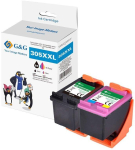 Tindi komplekt G&G XXL 2 tk HP 305XL/ 3YM62AE + 3YM63AE jaoks
