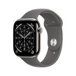 APPLE WATCH SERIES 11 GPS + CELLULAR 42MM NATURAL TITANIUM korpus koos STONE GREY spordirihmaga S/M