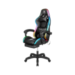 Ergonoomiline m&auml;nguritool 7-punktilise massaaži, RGB LED-valgustuse ja jalatoega | Kruger&Matz