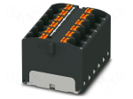 Splice terminal: rail | 32A | 450V | push-in | PA | L: 21.7mm | 0.2&divide;6mm2
