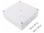 Enclosure: multipurpose | X: 180mm | Y: 182mm | Z: 63mm | TK PC | grey
