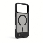 Back panel cover Evelatus Apple iPhone 18 Pro Max Rubber Coated MagSafe With Stand Case Black