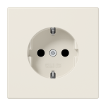 Rozete LS 1520 2P+E schuko 16A ziloņkauls