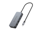 Conceptronic ABBY24G USB-C to Dual-Port Gigabit Network Adapter with 2-Port USB Hub