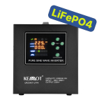 Katkematu toiteallikas 1200W, puhas siinuslaine, LiFePO4, GEL ja AGM akudele
