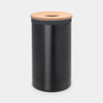 Other small household appliances brabantia  BRABANTIA Laundry Bin veļas grozs  60l   Cork Lid -  Black 120022