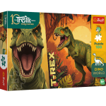 M&auml;nguala | PC | Konsoolid | Tarvikud // Harivad m&auml;nguasjad | Interaktiivsed | Loomingulised | Kunstilised // Puzzle - 100 - T-Rex - Rodzina Treflik&oacute;w - Inspired By Dino World - Trefl 16578