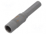 Screwdriver bit | hex socket | Socket: HEX 4mm | Overall len: 30mm