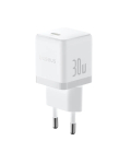 Sienas ātrais lādētājs Palm 30W USB-C QC3.0 PD3.0 ar USB-C kabeli 1 m, balts