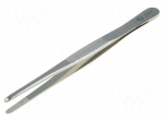 Tweezers | Tweezers len: 145mm | Blades: straight,elongated