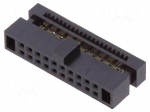 Plug | pin strips | Minitek127 | female | PIN: 20 | straight | 1.27mm | IDC
