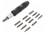 Kit: screwdriver bits | Pcs: 15 | Phillips,Allen hex key,slot