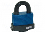 Padlock | Kind: shackle | A: 58mm | C: 12mm | B: 22mm | Equipment: 2 keys