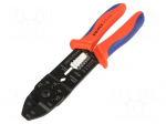 Tool: for crimping | non-insulated terminals,wire cutting | 230mm