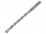 Drill bit | for concrete | &Oslash;: 8mm | L: 160mm | metal | Man.series: PRO 4