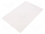 Heat transfer pad: silicone | L: 300mm | W: 200mm | Thk: 0.2mm | 1.5W/mK