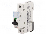 Circuit breaker | 230VAC | Inom: 10A | Poles: 1 | DIN | Charact: C | 6kA