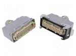 Connector: HDC | male + female | C146 | PIN: 24 | 24+PE | size E24 | M32